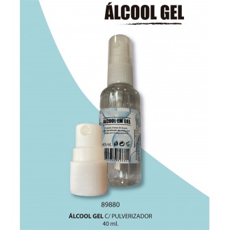 álcool Gel com pulverizador 