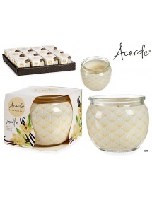 Vela Aromática Baunilha - Pack de 3 unidades